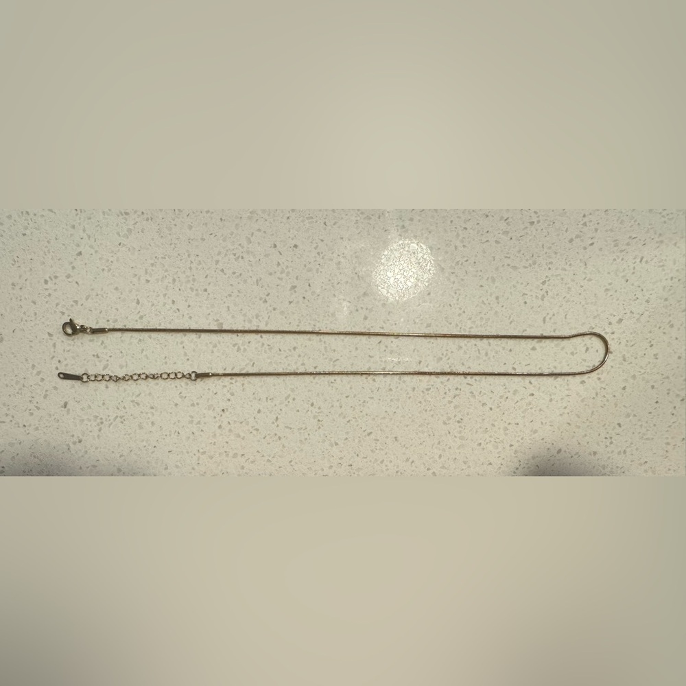 16+2” Delicate Gold Women's Chain Necklace